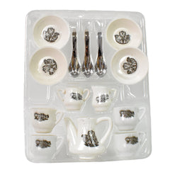 4445 Tickles Tea Toy Set Coffee Kitchen Plastic Set Toy For Kids Boys Girls (14 Pcs)