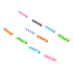 12722 Spiral Charger Cable Protector Data Cable Saver Charging Cords Protective For All Universal Earphone Cable Cover (Pack Of 10)