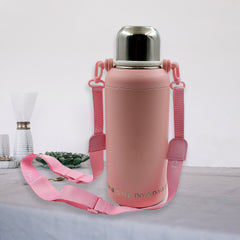 13036 Stainless Steel Tumblers 316 Stainless Steel Vacuum Insulated Cup Bottle Portable Travel Kettle Water Bottle With Handle Outdoor Large Capacity Sports Kettle Cups Bottle (1300 Ml)