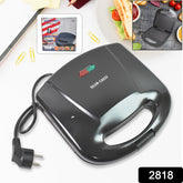 2818 Sandwich Maker Makes Sandwich Non-stick Plates Easy To Use With Indicator Lights