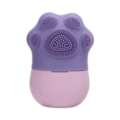 1226 Non Slip Silicone Face Ice Cubes Easy Grip New Unique Shape Ice Roller Base Reusable For Beauty ( 1 Pc )