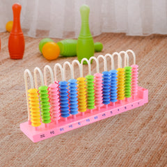 Abacus 13 Rods Counting Abacuses Toy Bead Educational Tools (1 Set Mix Color)