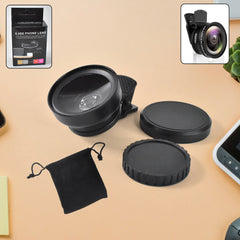 0.45x Camera Lens External Phone Lens Phone Camera Lens (With Color Box 1 Pc)