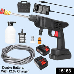 48v Double Battery Car Washer Gun With 12.6v Charger