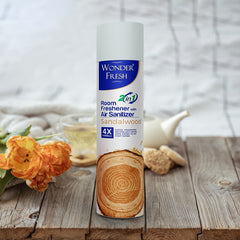 Fresh Air Freshener Spray Sandalwood Fragrance Long Lasting Fragrance For Home Office (Mix Fragrance 125 Gm)