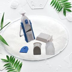 2904 Multi-function Time Saving Vegetable Slicer Cutter + Julienne 5-in-1 Food Vegetable Potato Chopper Garlic Grinder