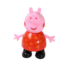 17926 Pig Children Play Toy Pretend Play Toy Fun Gift For Kids Movable Hands Legs Pig Pretend Play Toy Set For Kids Children With Soft Rubber Material (1 Pc Battery Not Included)