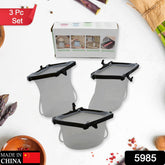 5985 Reusable Silicone Food Storage Bag 3 Bag Set Leakproof Lock Reusable Flat Bottom Freezer Bags Sandwich Bags Silicone Food Grade Kids Snack Bags Bpa Free Microwave Dishwasher Safe