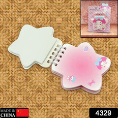 Cartoom Diary Personal Diary Printed Fancy Page Diary Multi Shape Cartoon Diary (Unique Mini Diary Pocket Size Diary Travel Diary Notebook ) (1 Pc)