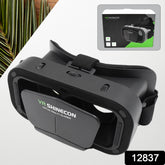12837 3d Vr Headset Compatible With Iphone Android Virtual Reality Vr Goggles For 3d Vr Movies Video Games (1 Pc)
