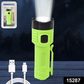 4 Modes Super Bright Led Torch High Lumens Fast Charging Flashlight Torch (1 Pc)