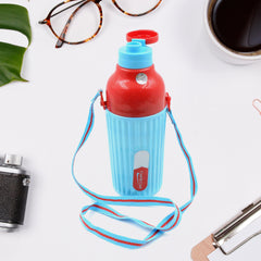 0400 Plastic Sports Insulated Water Bottle With Dori Easy To Carry High Quality Water Bottle Bpa-free Leak-proof For Kids School For Fridge Office Sports School Gym Yoga (1 Pc 500ml)