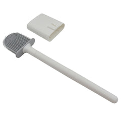 13050 Portable Silicone Toilet Brush With Holder Flex Toilet Brush - Wall Mounted Anti-drip Set Toilet Cleaner Brush Non-slip Long Handle Toilet Brush Pack Of 1