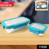 Apex Jerry Lunch Box Premium Stainless Steel Food Container (2 Pc 700+200 Ml Approx)