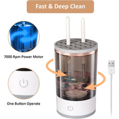 12987 Automatic Makeup Brush Cleaner Fast Electric Brush Cleaner Hand Free Machine Super Clean Brush Washer Brushes Organizer Tool (1 Pc)