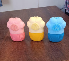 1226 Non Slip Silicone Face Ice Cubes Easy Grip New Unique Shape Ice Roller Base Reusable For Beauty ( 1 Pc )