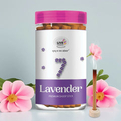 Premium 7 Lavender Dhoop Sticks (Jar Pack / 100grams)