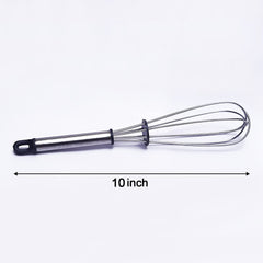 2571 Stainless Steel Wire Whiskballoon Whiskegg Frother Milk Egg Beater (10 Inch)