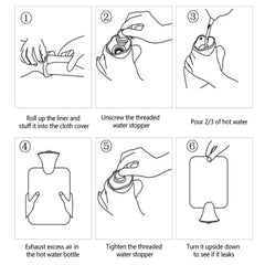 6738 Mix Design Printed Small Hot Water Bag For Pain Relief Neck Shoulder Pain And Hand Feet Warmer Menstrual Cramps Hot And Cold Therapy Leak Proof Pad (1 Pc)