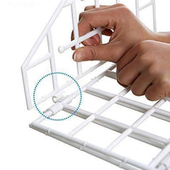 4526 Multipurpose 5 Layer Folding Clothes Storage Rackscloset For Students Wardrobe Shelves Socks Scarf T-shirt Etchanging Organizer Storage Holders Racks