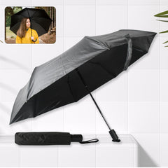 12744 2 Fold Manual Open Umbrella Windproof Sunproof Rainproof With Sturdy Steel Shaft Wrist Straps Easy To Hold Carry Umbrella For Women Men Kids