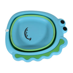 17513 Frog Shape Wash Basin Space Saving Multi Function Foldable Baby Wash Basin Easy Clean Lightweight Thicken For Washing Face For Home (3331cm 1 Pc)