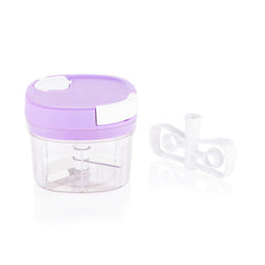2672 2in1 Handy Chopper And Slicer For Home Kitchen (600ml Capacity)