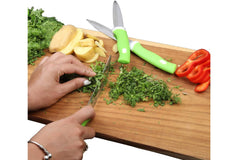 2211 Stainless Steel Knife Peeler Set With Stand - 6 Pcs