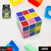 0869 3x3x3 Cube Solving Kit - Includes Cube Formula Sheets Perfect For Beginners And Enthusiasts 3d Puzzles Game Rubick Cube Puzzle Cubes Rubix Cube (1 Pc )