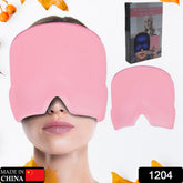 1204 Headache Relief Hat Migraine Cap Wearable Migraine Mask Ice Head Wrap For Tension Headache Puffy Eyes Sinus Headache Stress Relief