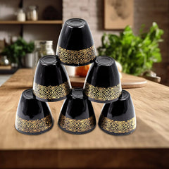 2 Bowl 6 Glass Snake Set ( 8 Pc Set )