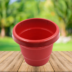 0745 Plastic Heavy Duty Plant Container Potgamla For Indoor Home Decor Outdoor Balcony Garden 13cm (Pack Of 1 Pc)