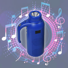 1287 Smart Bluetooth Speaker With Torch Light Wireless Bluetooth Speaker Night Flash Light Speaker