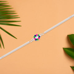 Color Full Flower Rakhi