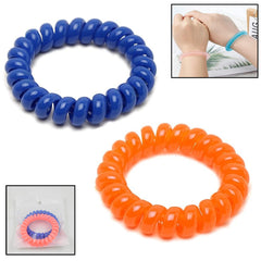 Telephone Wire Hair Bands Pack Of 2 Pc Multicolour)