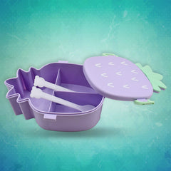 5495 Pineapple Shaped Lunch Box With Compartments Lunch Food Container With Box Portable Lid School Kids Lunch Box