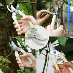 0471 Stainless Steel Pruning Shears With Sharp Blades And Comfortable Handle - Durable Hand Pruner For Comfortable And Easy Cutting Heavy Duty Gardening Cutter Tool Plant Cutter For Home Garden Wood Bran (1 Pc)