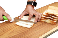 2211 Stainless Steel Knife Peeler Set With Stand - 6 Pcs