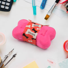 Bone Erasers Cartoon Erasers Pencil Eraser (1 Pc Mix Colour)