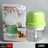 2485 Portable Usb Rechargeable Electric Chopper Fruit Vegetable Onion Chopper Garlic Chopper