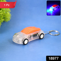 Mini Car Shape Led Keychain Light +(1 Pc Random Color)