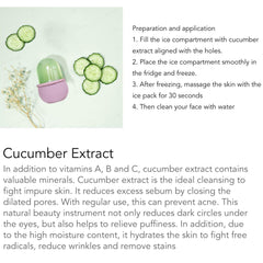 1226 Non Slip Silicone Face Ice Cubes Easy Grip New Unique Shape Ice Roller Base Reusable For Beauty ( 1 Pc )