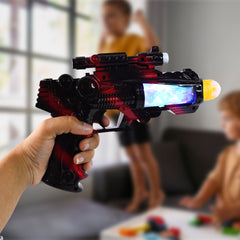 Ttg Led Flashing Sound Laser Toy Gun Battery Operated Space Gun With Lights Music