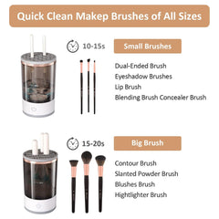 12987 Automatic Makeup Brush Cleaner Fast Electric Brush Cleaner Hand Free Machine Super Clean Brush Washer Brushes Organizer Tool (1 Pc)