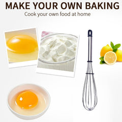 2571 Stainless Steel Wire Whiskballoon Whiskegg Frother Milk Egg Beater (10 Inch)