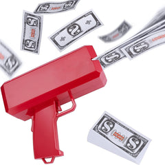 4514 Money Gun Shooter Cash Spray Gun Make It Rain Toy Gun Cash Cannon Money Gun Great Fun For Party Games Wedding Birthday