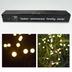 9129 Solar Garden Lights Solar - Powered Firefly Lamp New Upgraded Solar Firefly Lights Outdoor Waterproof Solar Outdoor Decorative Lights For Yard Gardening Patio Backyard Pathway Dcor (2 Pcs Set 12 Led (Warm Light))
