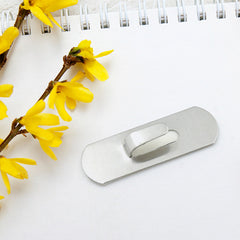 9418 Multipurpose Stainless Steel Wall Hanging Hook 12 Pc Self Adhesive Stainless Steel Heavy Duty Wall Hooks For Hanging Clothes Calender Bathroom Tiles Kitchen Key Hange (18 Pc Set)