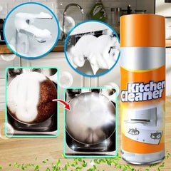 1331 Multipurpose Bubble Foam Cleaner Kitchen Cleaner Spray Oil Grease Stain Remover Chimney Cleaner Spray Bubble Cleaner All Purpose Foam Degreaser Spray (500 Ml)