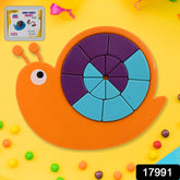 17991 Toys Snail Puzzle Kids Mini Travel Puzzle Games Pre School Toys Develops Motor Reasoning Skills Stem Educational Toy Birthday Gifts 3 - 6 Year Kids Brain Games For Kids Building Blocks For Kids (Mix Color)